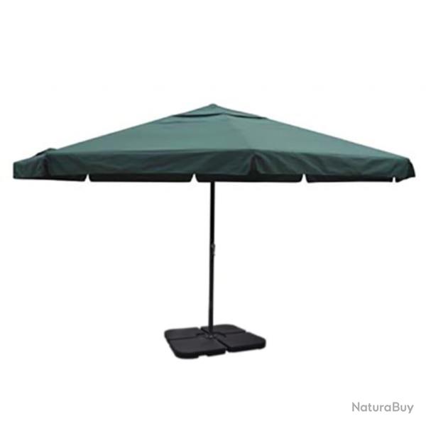 Parasol en aluminium avec base mobile diamtre: 5 m vert 02_0008736