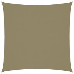 Voile toile d'ombrage parasol tissu oxford carré 3 x 3 m beige 02_0009484