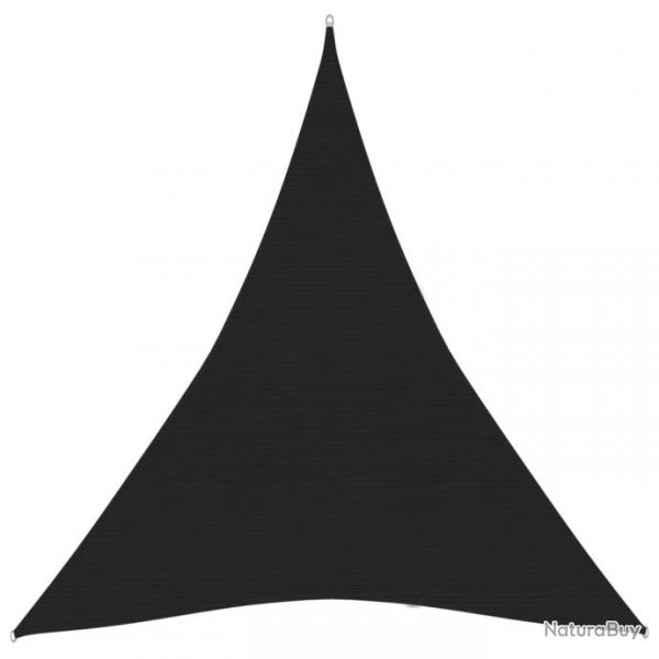 Voile toile d'ombrage parasol 160 g/m 4 x 5 x 5 m PEHD noir 02_0009214
