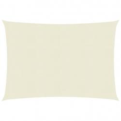 Voile toile d'ombrage parasol 160 g/m² 2,5 x 3 m PEHD crème 02_0009065