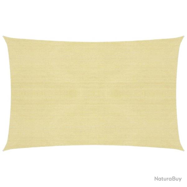 Voile toile d'ombrage parasol 160 g/m 2 x 3,5 m PEHD beige 02_0008960