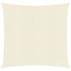 Voile toile d'ombrage parasol 160 g/m² 2,5 x 2,5 m PEHD crème 02_0009063