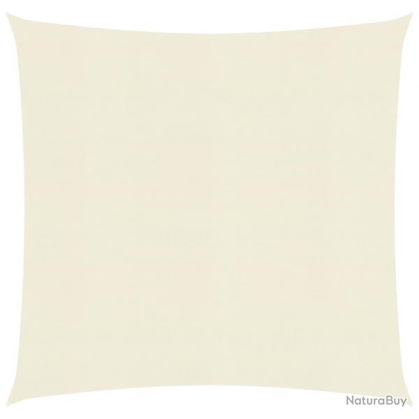 Voile toile d'ombrage parasol 160 g/m 2,5 x 2,5 m PEHD crme 02_0009063