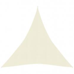 Voile toile d'ombrage parasol 160 g/m² 3 x 4 x 4 m PEHD crème 02_0009085