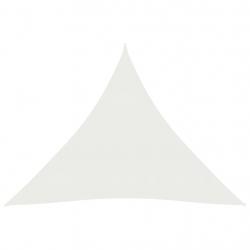 Voile toile d'ombrage parasol 160 g/m² 4,5 x 4,5 x 4,5 m PEHD blanc 02_0009024