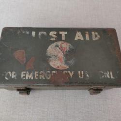 Boite de 1er secours FIRST AID US WW2