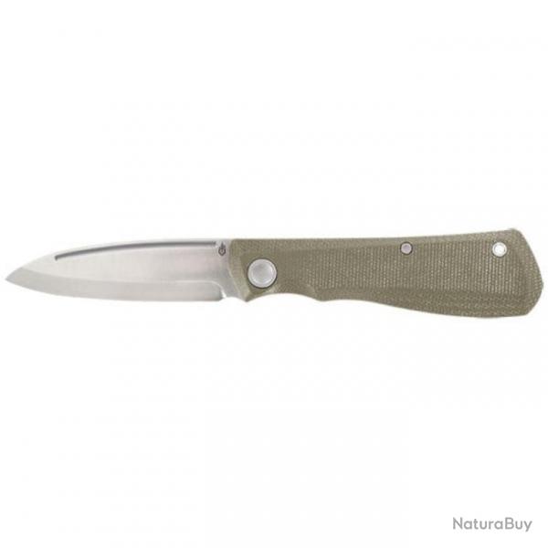 Couteau de poche Gerber Zilch 18,3 cm / Coyote - 18,8 cm / Olive