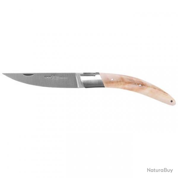Couteau de poche Goyon Chazeau Styl ver 21,5 cm / Corne de blier / M - 21,5 cm / Ivoire de phacoch