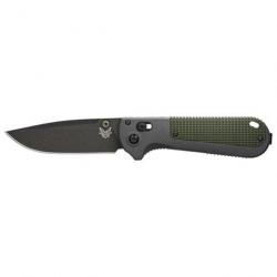 Couteau pliant Benchmade Redoubt - Lisse / Gris/Vert