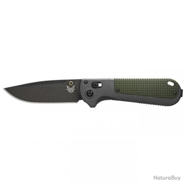 Couteau pliant Benchmade Redoubt - Lisse / Gris/Vert