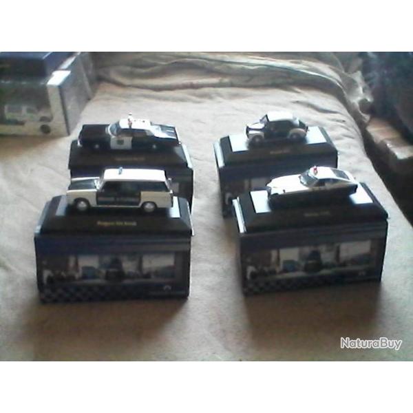 lot 4 voitures collection police cars