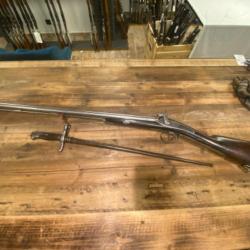 Fusil double de marine modele 1861 de tirailleurs  senegalais.