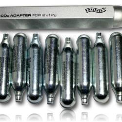 ADAPTATEUR 2 CAPSULES CO2 12GR WALTHER