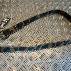 CEINTURE EN TISSU CANVAS CAMO WOODLAND 40 MM 120CM