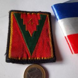 écusson militaire 4° division infanterie insigne collection