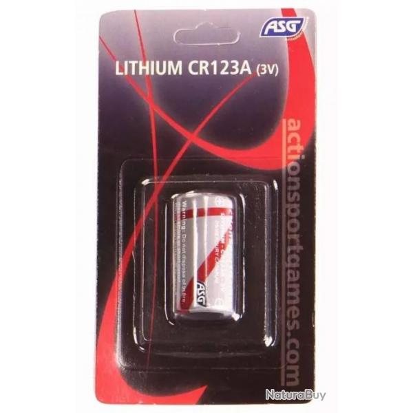 Pile Lithium CR123A ASG