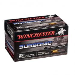 Balle Winchester 22 LR Hollow Point Subsonic