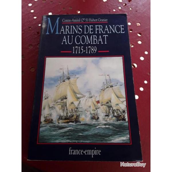 Livres marins de France au combat 1715-1789