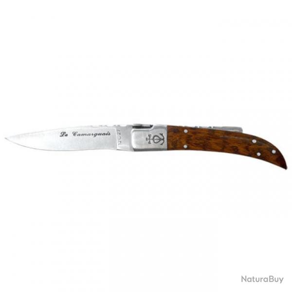 Couteau Camarguais N10 Trident forg 10 cm / Amourette brosse - 10 cm / Amourette