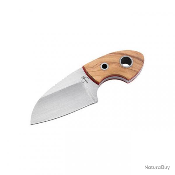 Couteau de cou Bker Plus Gnome Olive D2 9,7 cm - 9,7 cm