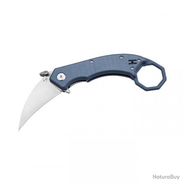 Couteau de poche Bker Plus HEL Karambit Bleu-Gris 17 cm - 17 cm