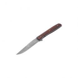 Couteau de poche Böker Plus Urban Trapper Cocobolo Damascus - 19,6 cm