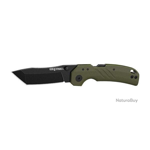 Couteau de poche Cold Steel Engage 7,6 cm / Noir / Noir - 7,6 cm / Noir / Vert