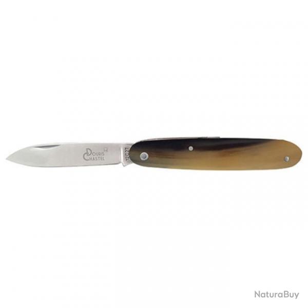 Couteau de poche Douris Chastel Navette - 2 fonctions 17,8 cm / Olivi - 17,8 cm / Pointe de corne