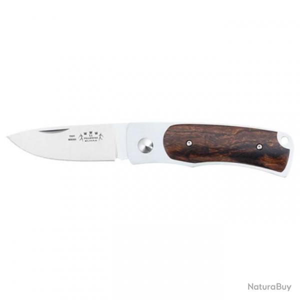 Couteau de poche Fallkniven U1 Elmax 8,6 cm / Elforyn - 15 cm / Desert Ironwood