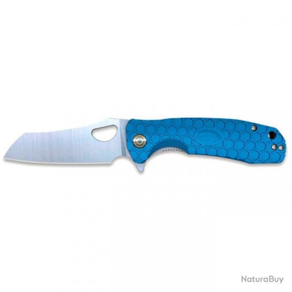 Couteau de poche Honey Badger Wharncleaver D2 21 cm / Bleu - 21 cm / Bleu