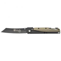 Couteau de poche Lug SP3T - 19,5 cm - Noir/Désert