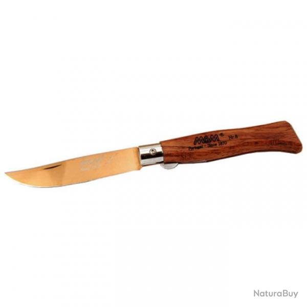 Couteau de poche Mam Douro Blanc / Htre / 18,6 cm - Bronze / Bubinga / 16,7 cm
