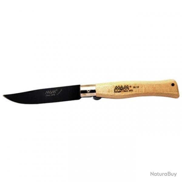 Couteau de poche Mam Hunter - 23,5 cm - Titane noir / Htre
