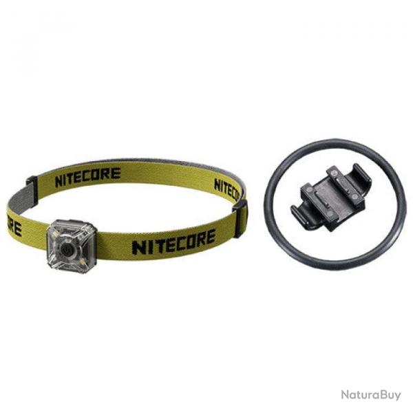 Kit Lampe de position Nitecore bandeau + montage pour vlo + cble US - 29,75x29,5x16,4 mm