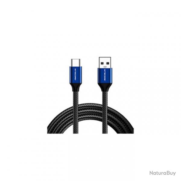 Cble de chargement Nitecore USB type C - USB 2.0