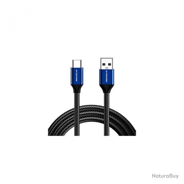 Cble de chargement Nitecore USB type C - USB 2.0
