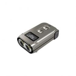 Lampe porte-clé Nitecore Tini2 Ti - Version Titane - 500 Lm - 42,3x25x12,5 mm