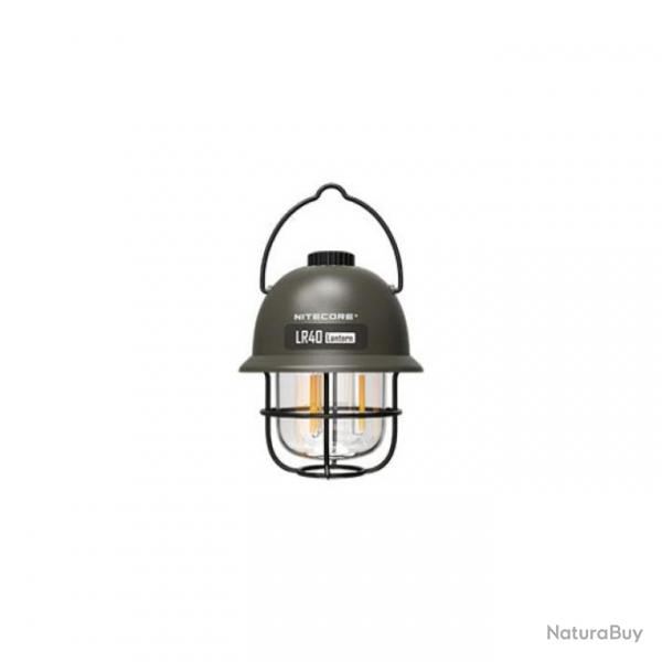 Lanterne rtro multifonction Nitecore LR40 - Rechargeable 117x96x96 m - 117x96x96 mm / Kaki