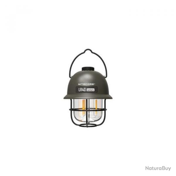 Lanterne rtro multifonction Nitecore LR40 - Rechargeable 117x96x96 m - 117x96x96 mm / Kaki