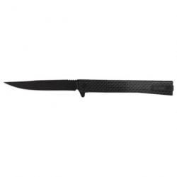 Couteau pliant Ocaso Solstice - 19,8 cm - Carbone Noir / Noir