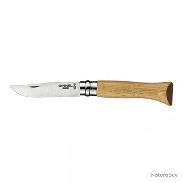 Couteau de poche Opinel Tradition Lx n06 Chne 7 cm - 7 cm