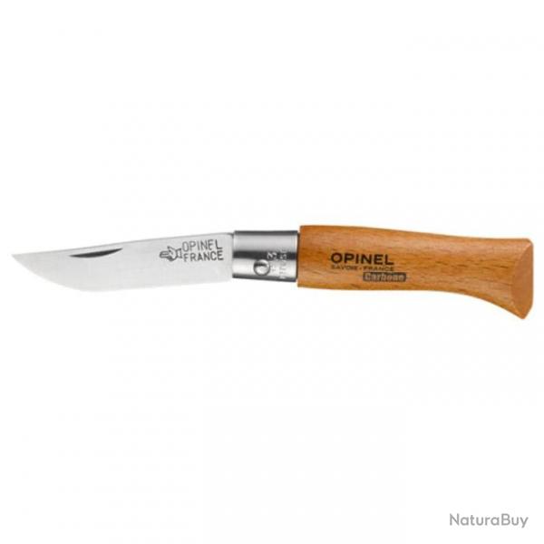 Couteau de poche Opinel Tradition Carbone N03 - 9,5 cm