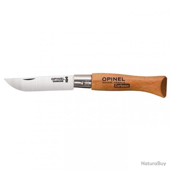 Couteau de poche Opinel Tradition Carbone N05 - 14 cm