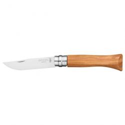 Couteau de poche Opinel Tradition LX Inox N°08 19,5 cm / Noyer - 19,5 cm / Olivier