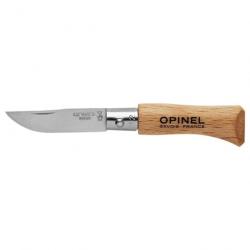 Couteau de poche Opinel Tradition Inox N°02 8 cm - 8 cm
