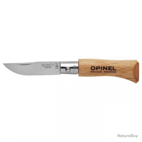 Couteau de poche Opinel Tradition Inox N02 8 cm - 8 cm