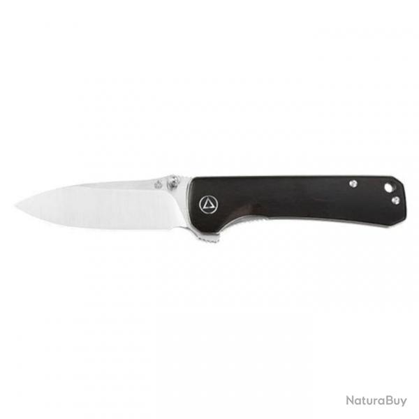 Couteau de poche QSP Hawk - 18,7 cm Verawood / Damas - Ebne / Gris