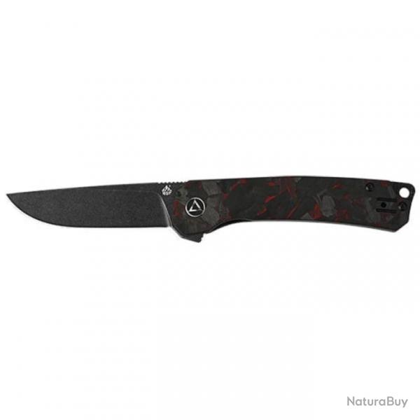 Couteau de poche QSP Osprey - 19 cm - Noir/Rouge
