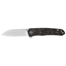 Couteau de poche QSP Otter - 16,5 cm - Noir/Bronze
