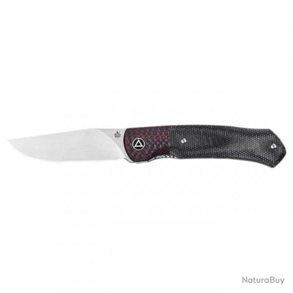 Couteau de poche QSP Gannet - 20 cm - Noir/Rouge